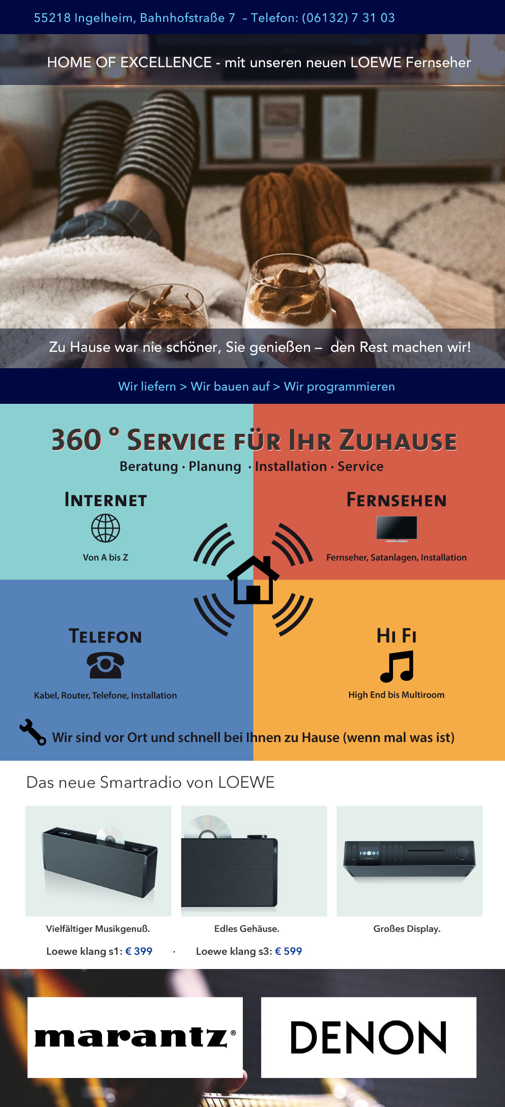 fernseher telefon hifi service